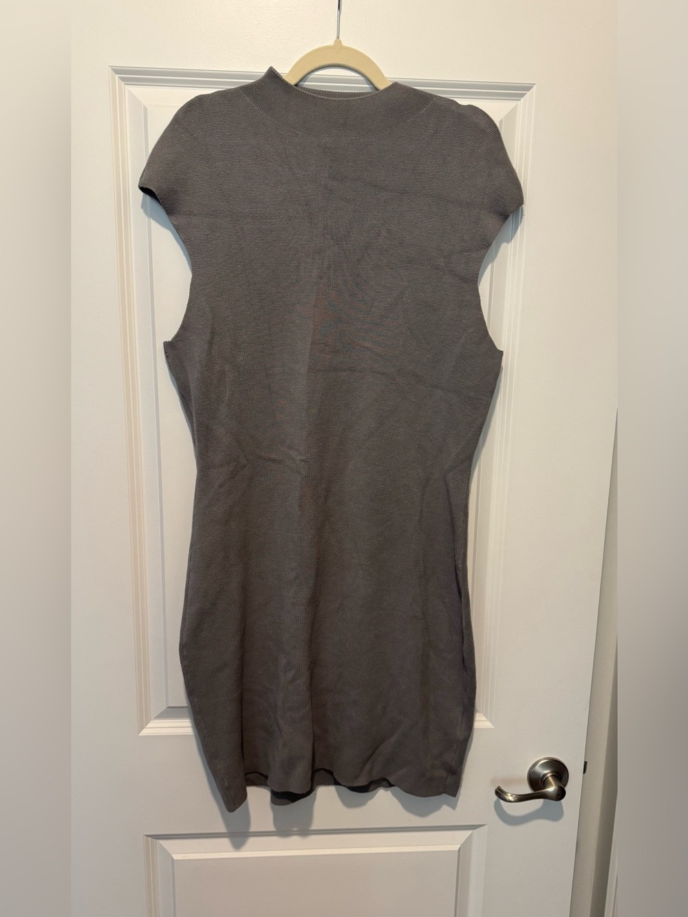 Abercrombie & Fitch Gray Crewneck Knit Dress
